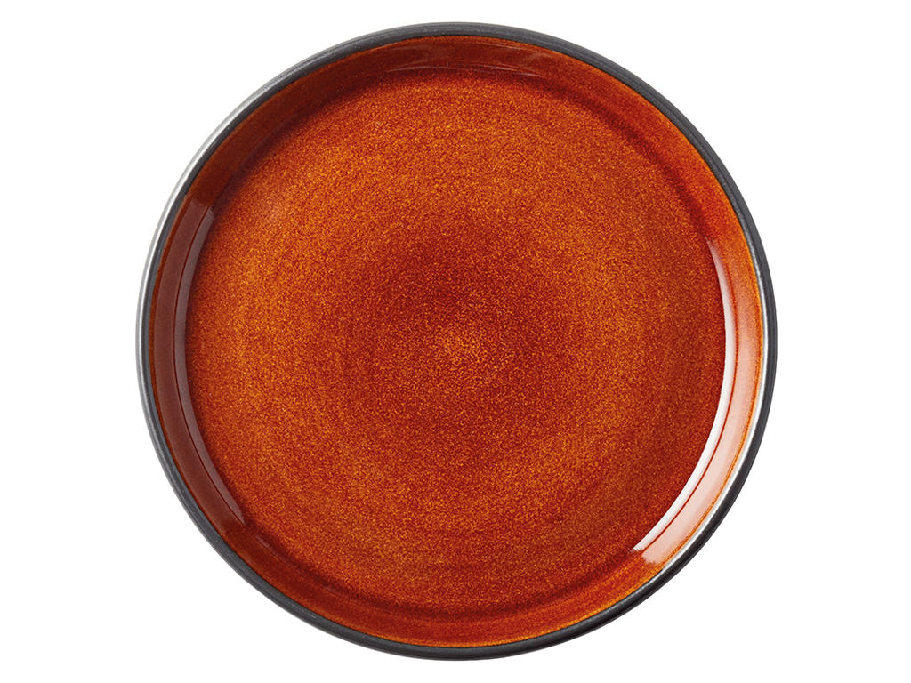 Tallerken Gastro Ø17 cm Sort/Amber BITZ