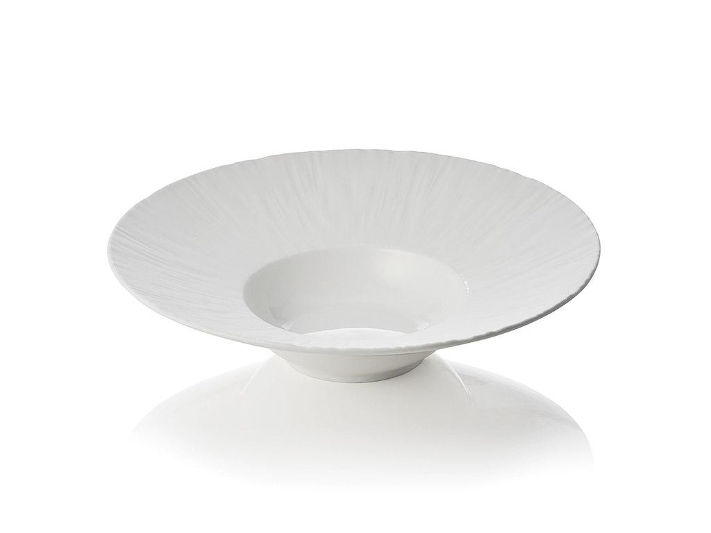 Tallerken dyb Ø27cm Shiro Hvid