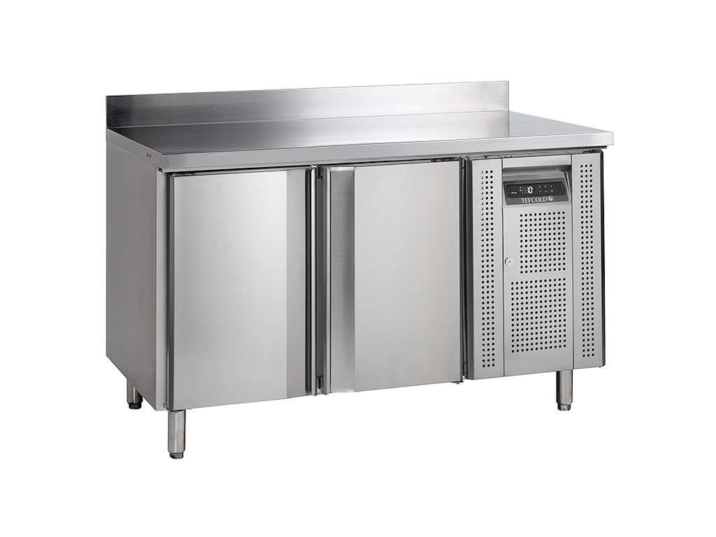 Frysdisk 2 dörrar m/bakkant GN1/1