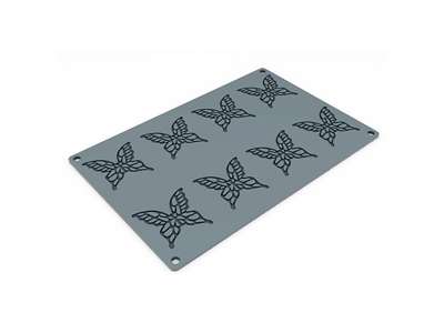 Gourmand Silikon 30x20cm 8 st Mariposa