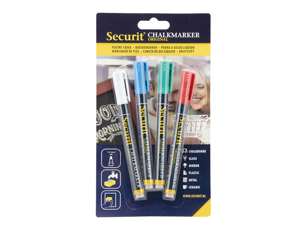 Tusch 4-pack olika färger