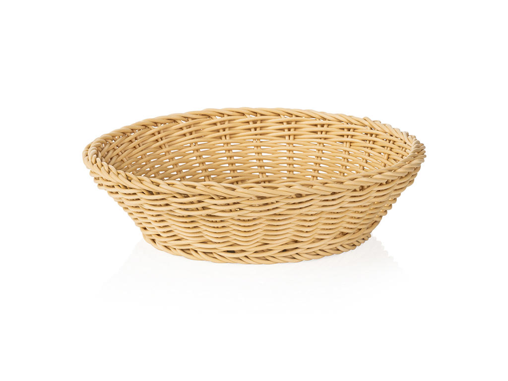 Brödkorg Ljus Beige Ø29 cm H7 cm Vävers P