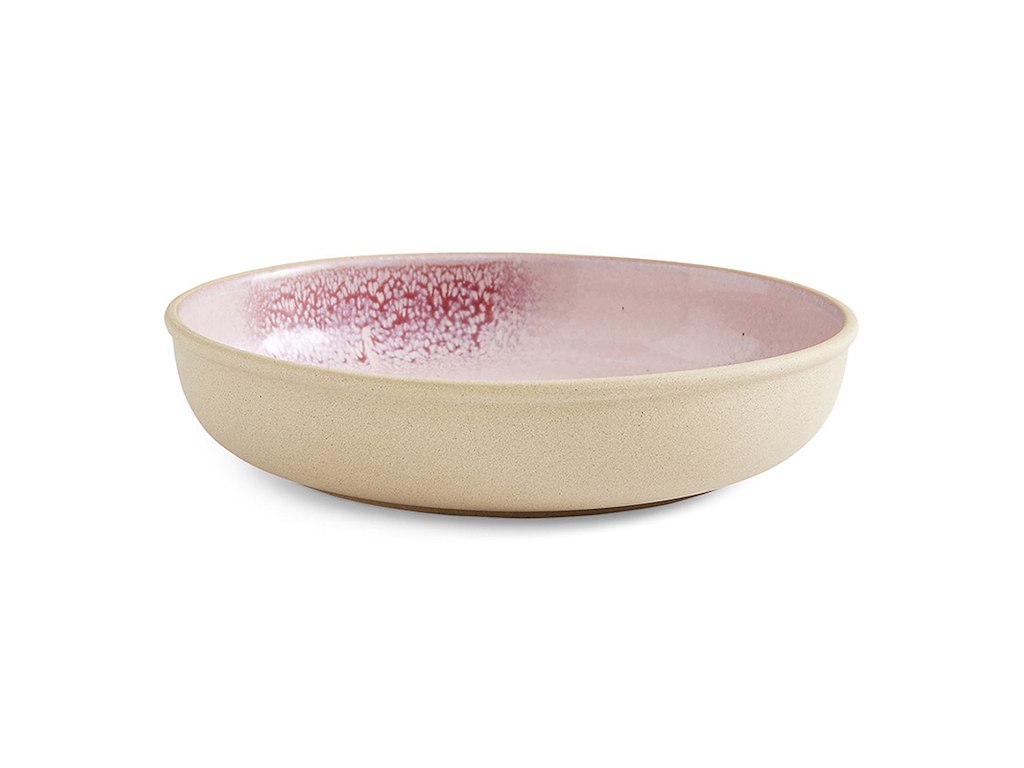 Skål Lav Ø22,2cm Minerals Lyserød