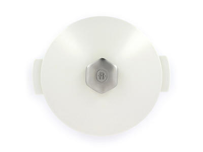 Lock till gryta Ø28 cm Satin Vit Revolution 2