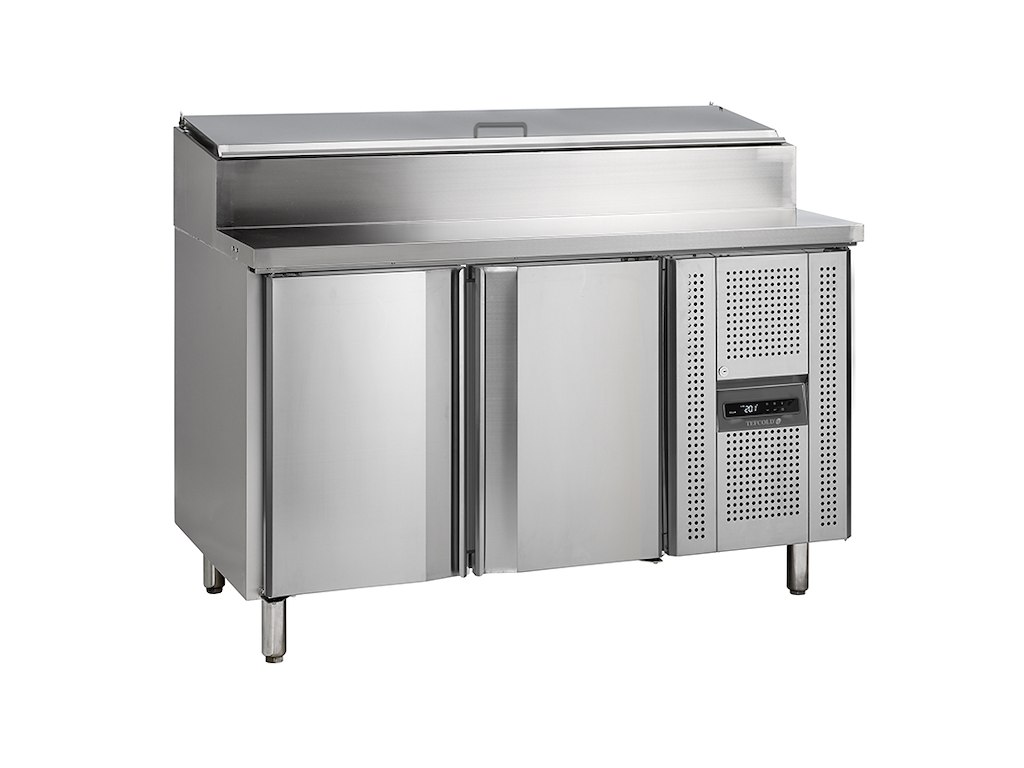 Saladette 2 dörrar GN1/1 uppsats: 7xGN1/3