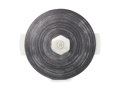 Lock till gryta Ø26 cm Oglaserad Svart/Silver Revolution 2