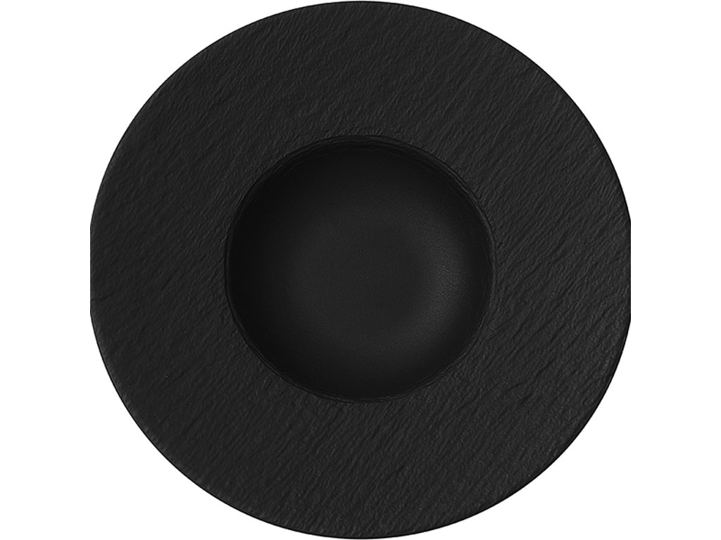 The Rock djup tallrik svart Ø29/14 cm