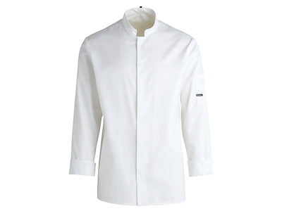 Kockjacka Vit Långärmad XS