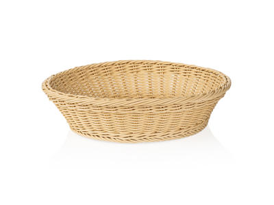 Brödkorg Ljus Beige Ø 37 cm H9 cm Väverska