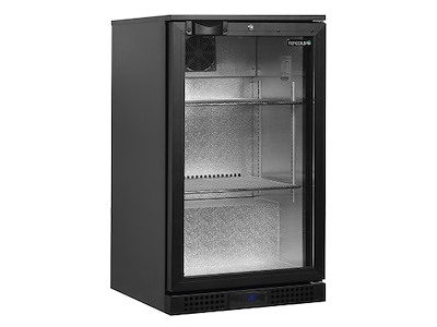 Backbar 1 Dörr med handtag Svart