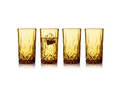 Glas Highball Sorrento 38 cl 4 st. Amber