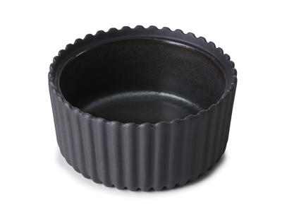 Skål 10 cl Svart Slät Metall Pekoe