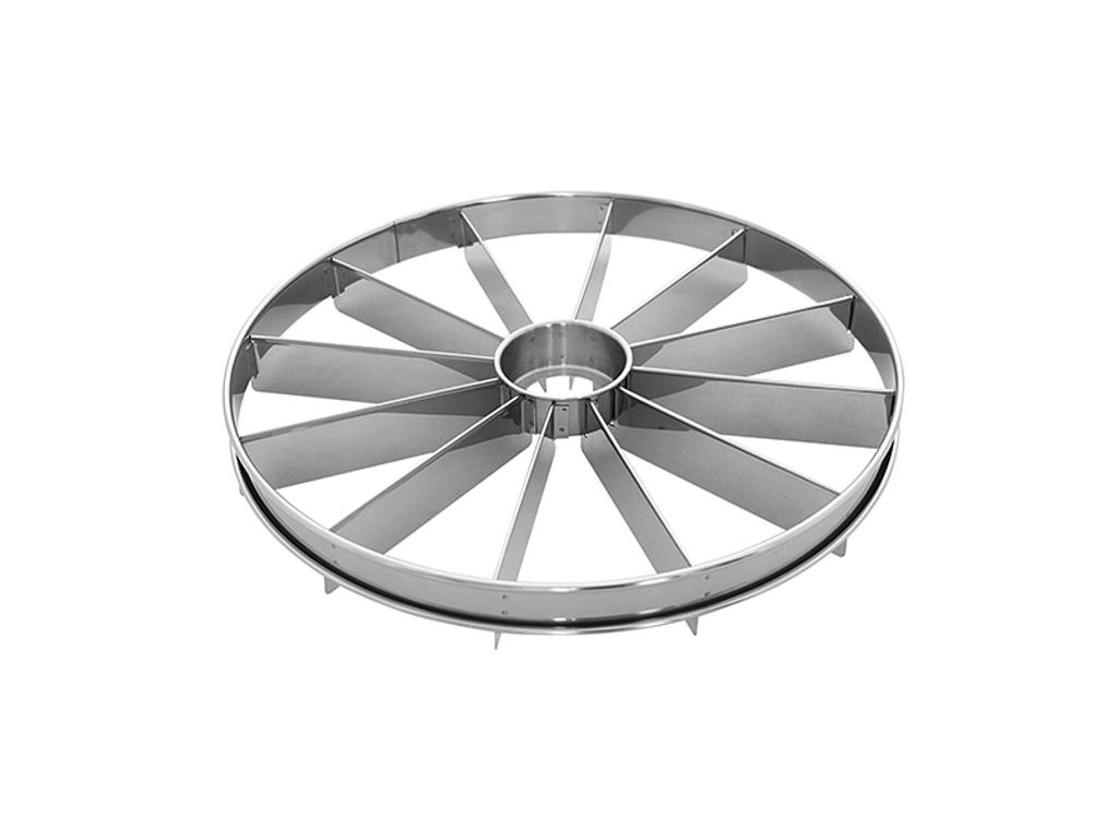 Tårtdelare 12 delar rostfritt Ø 33 cm