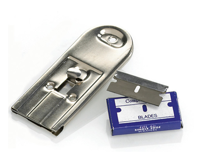 Skrabare för keramiska spisar m.m.