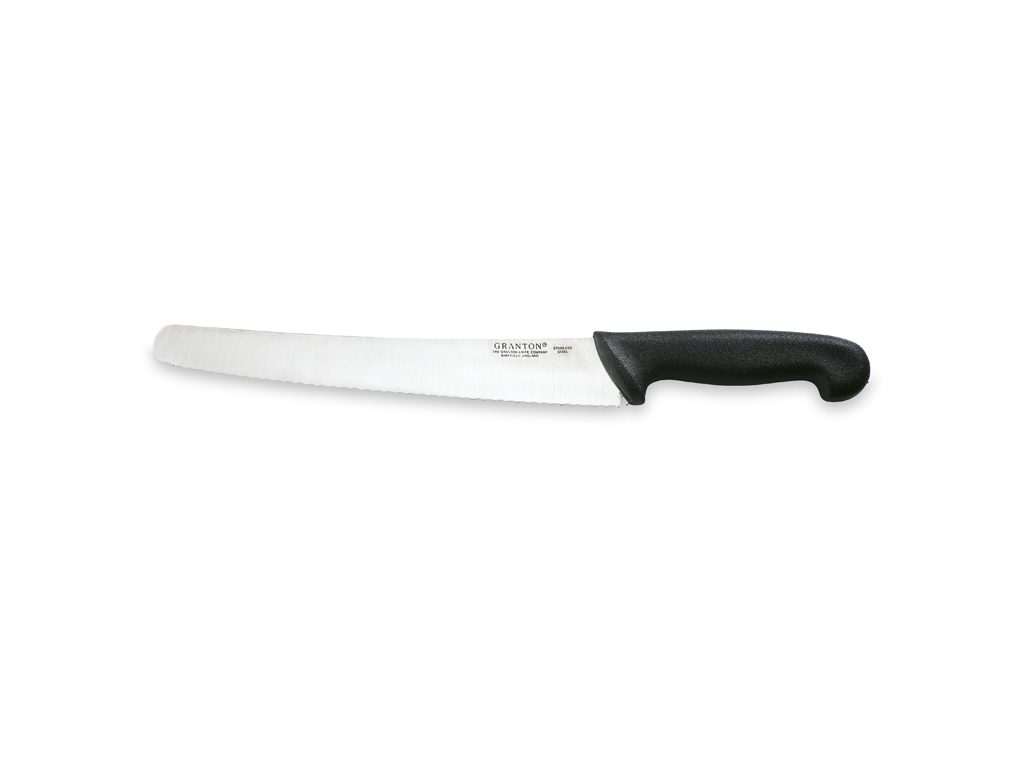 Universalkniv, 25 cm, Granton, Svart