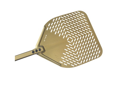Pizzaspade 36x36 cm perf. 150 cm Guld
