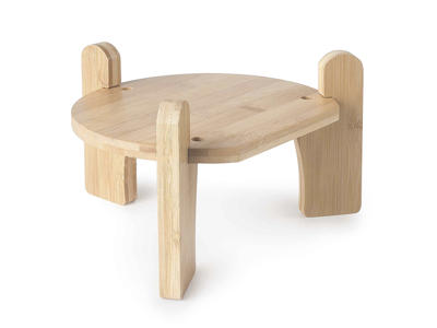 Fot till dryckedispenser trä Ø18