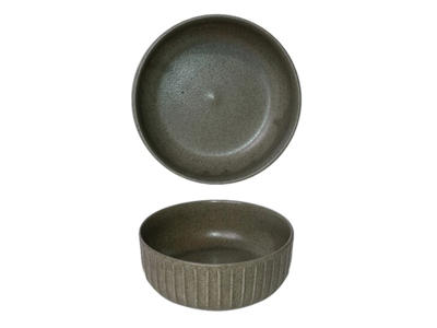 Skål Hög Ø13 cm Grå Gordion