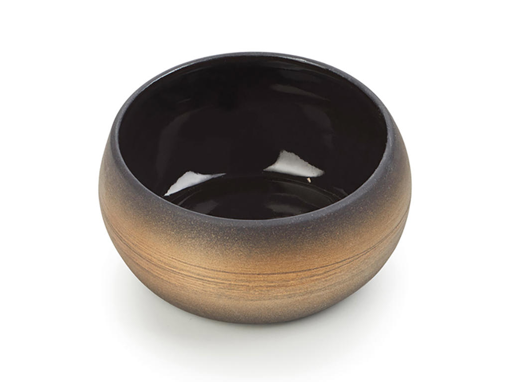 Skål 7 cl Solstice Svart/Guld