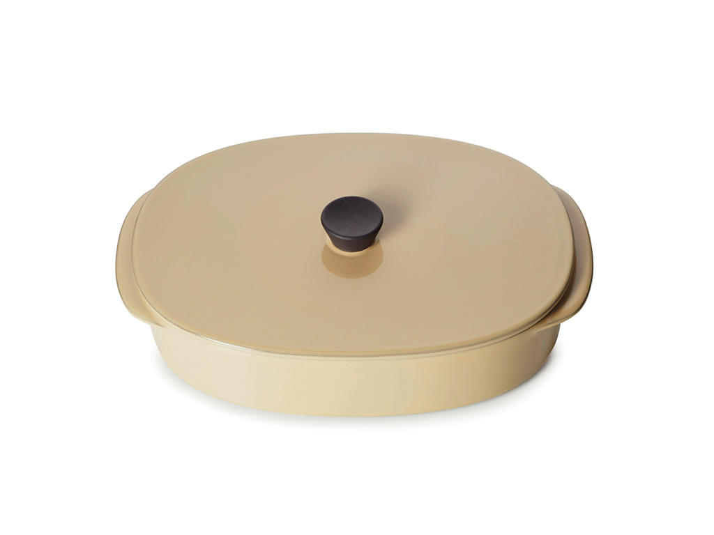 Fat m. lock 19x13 cm Beige Caractere Culinaire