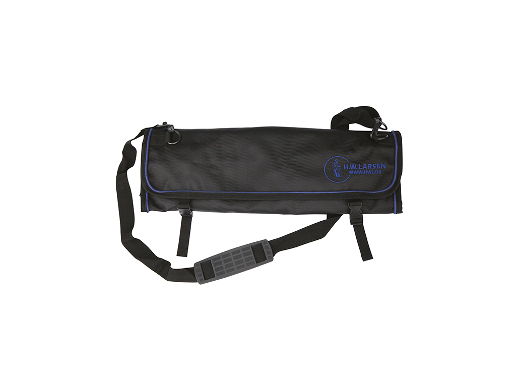 Rullmapp utan innehåll, 11 fack för knivar, HWL, Mjuk, Svart