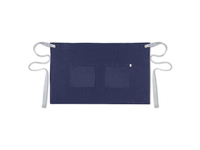 Förstycke Blå m. Fickor 72,5x50 cm