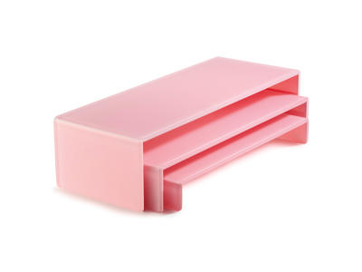 Bakkeset Stapelbar 49,5x19,5 cm Pink Måltidsplak
