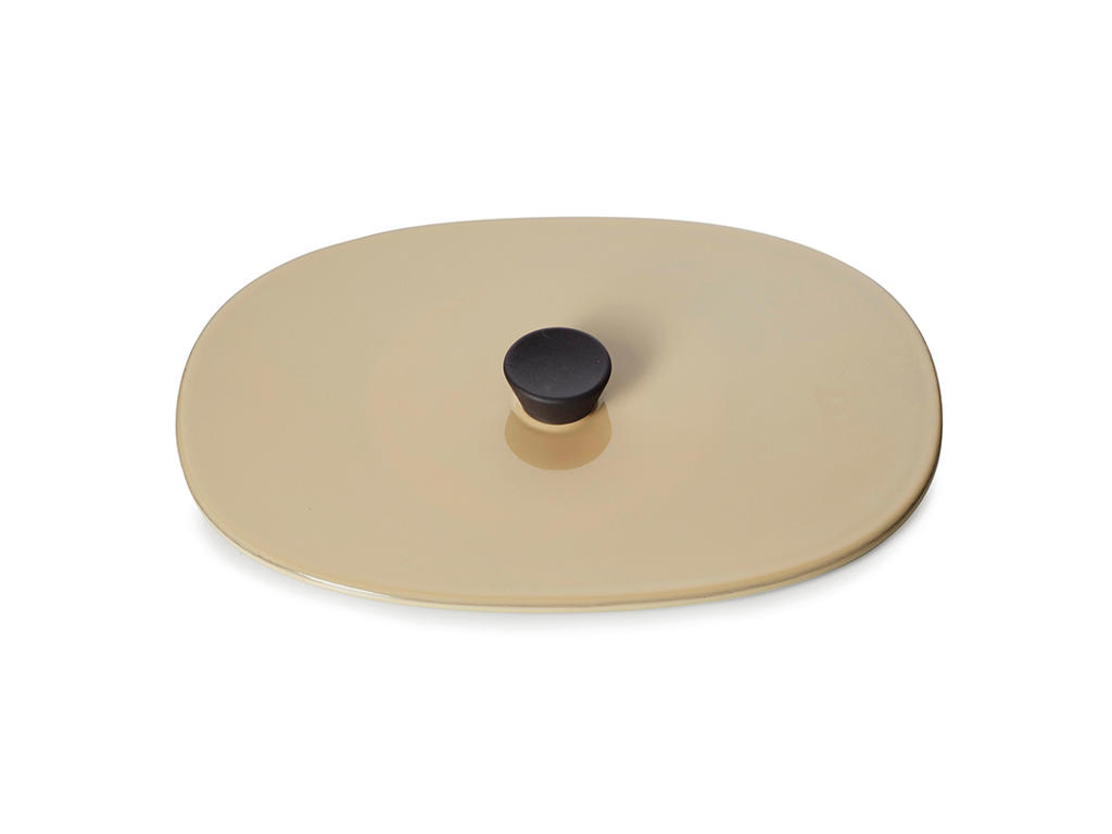 Lock till fat 26x18,5 cm beige Caractere Culinaire