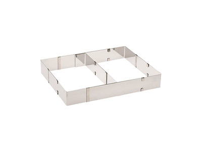 Bageform m/instilbar opdeling 525x340x50
