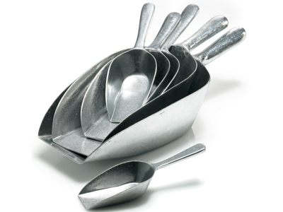 Skuffesked alum. 21 cm 130 ml.