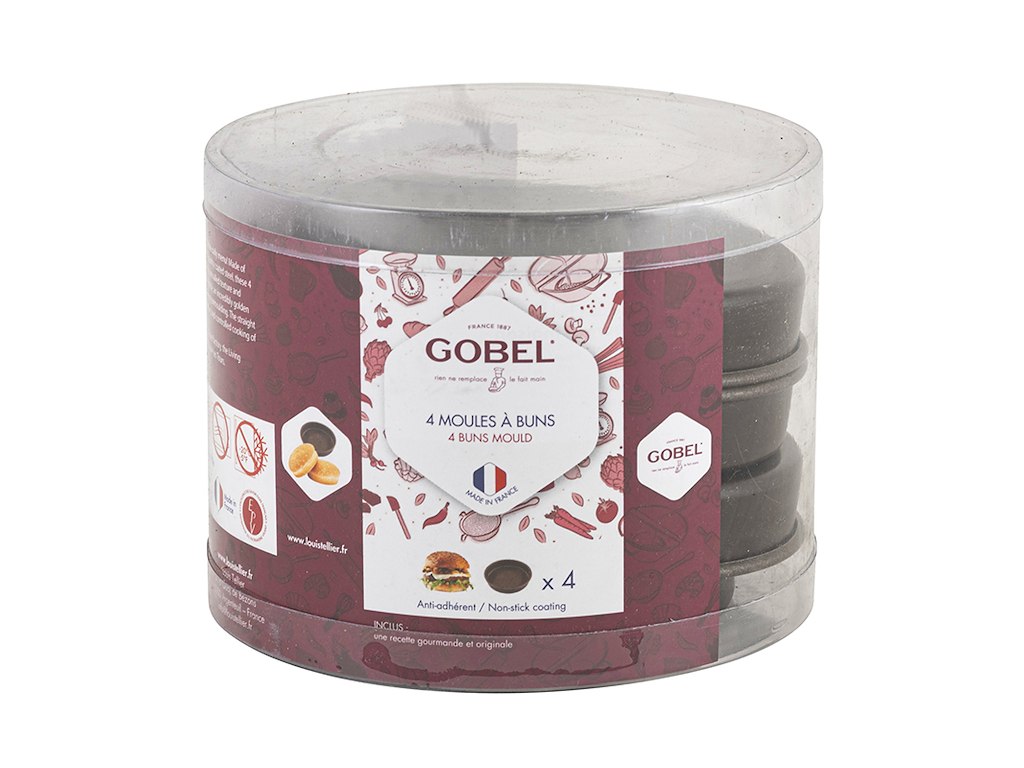 Brödform 4 st Ø 12cm t/Burgerbullar