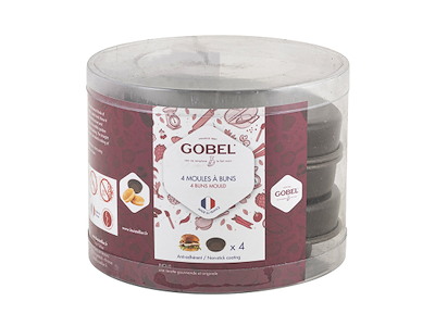 Brödform 4 st Ø 12cm t/Burgerbullar