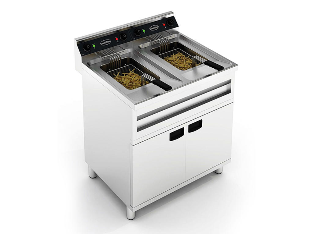 Fritöj 2x12 ltr. EL 2 x 6 kW