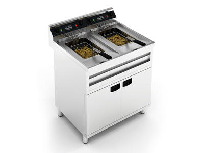 Fritöj 2x12 ltr. EL 2 x 6 kW