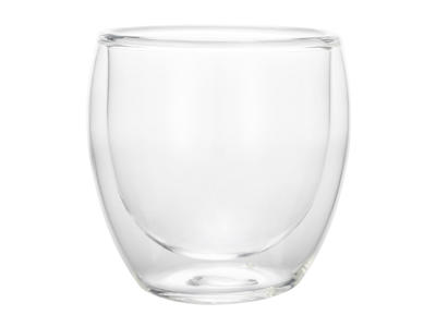 Glas 250ml Dubbeltväggad 2 st. Curved