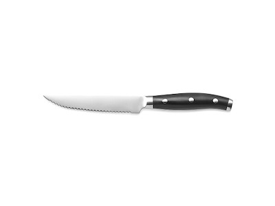 Steakkniv 12,5 cm Svart m. 3 Nitar