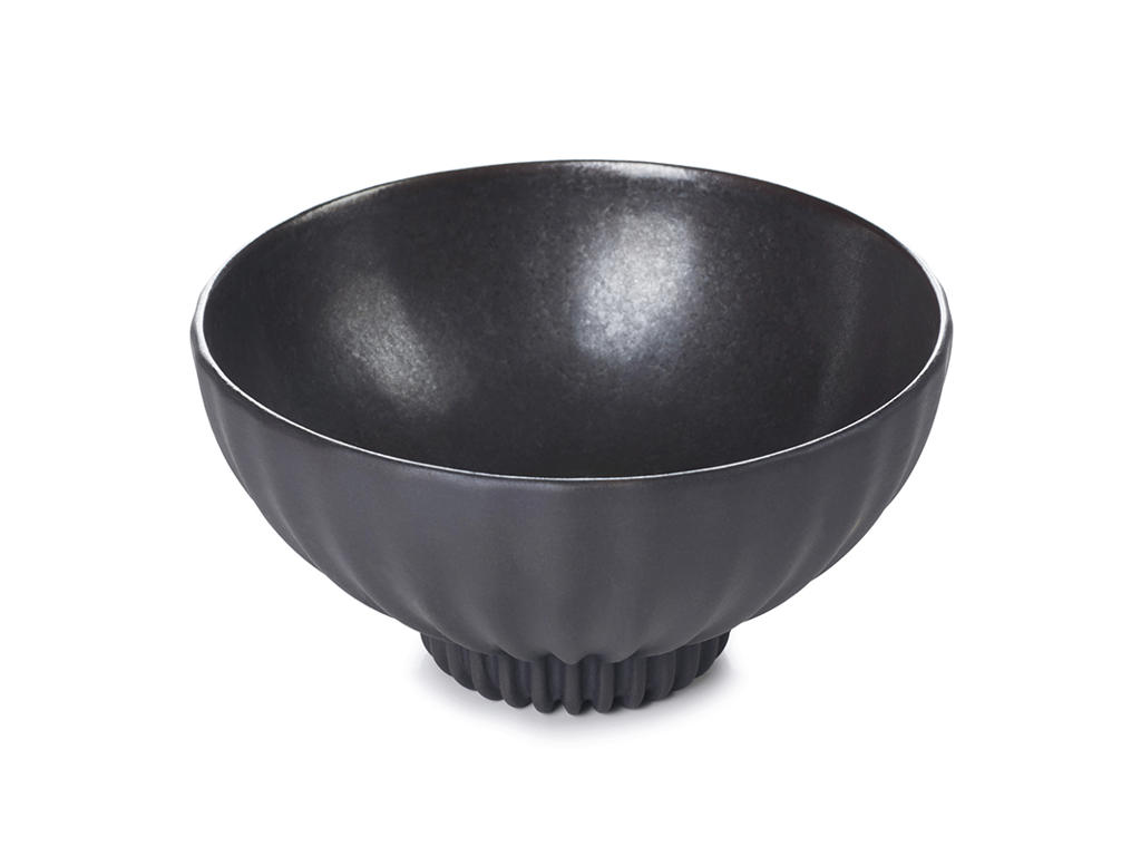 Skål 28 cl Svart Slät Pekoe