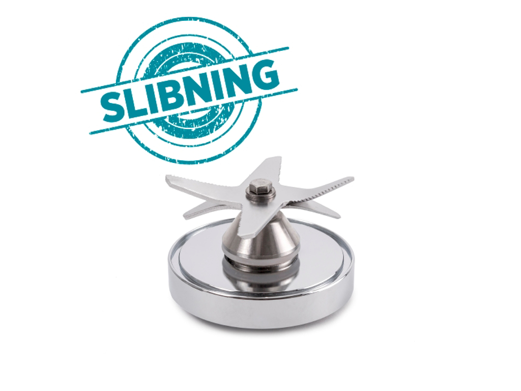 Blenderkniv, dubbelslipad