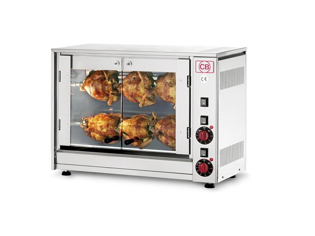 Kycklinggrill 2 spett 6 kycklingar el