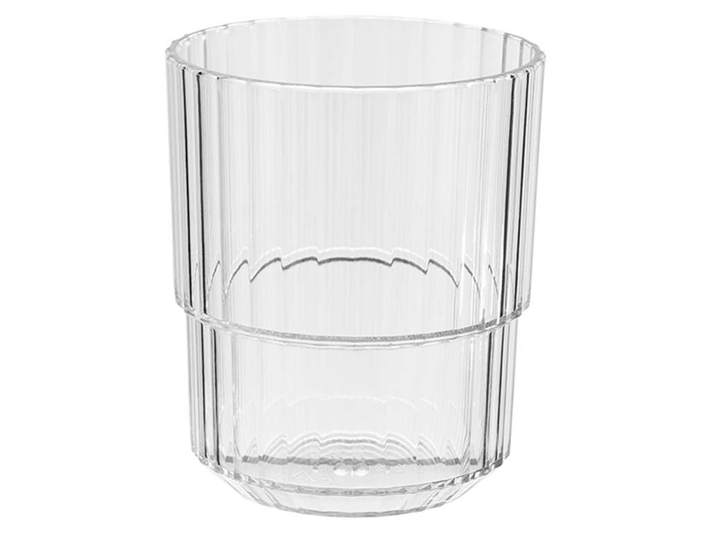 Staplingsbar glas 30cl plast