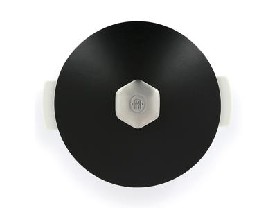 Lock till gryta Ø22 cm Satin Svart Revolution 2