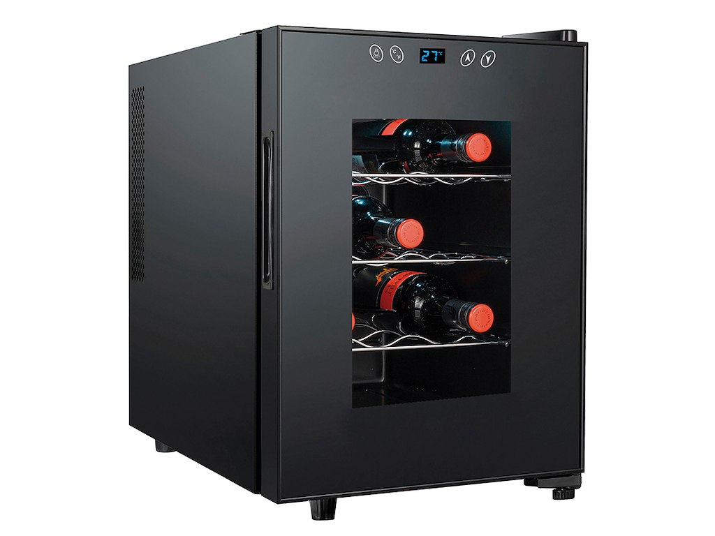 Svart Vinkylskåp 12 fl.