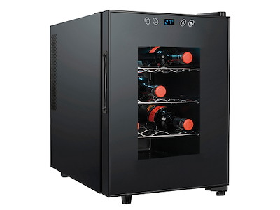 Svart Vinkylskåp 12 fl.