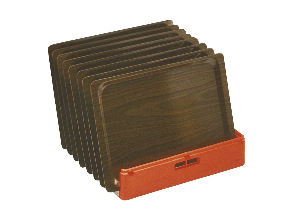 Diskbricka för 7 brickor öppen RÖD 1 st