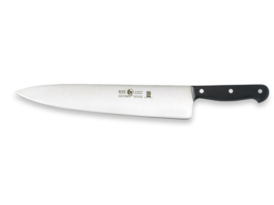 Kockkniv - Rostfritt stål - Svart - 300 mm - Hårdhet 56 HRC