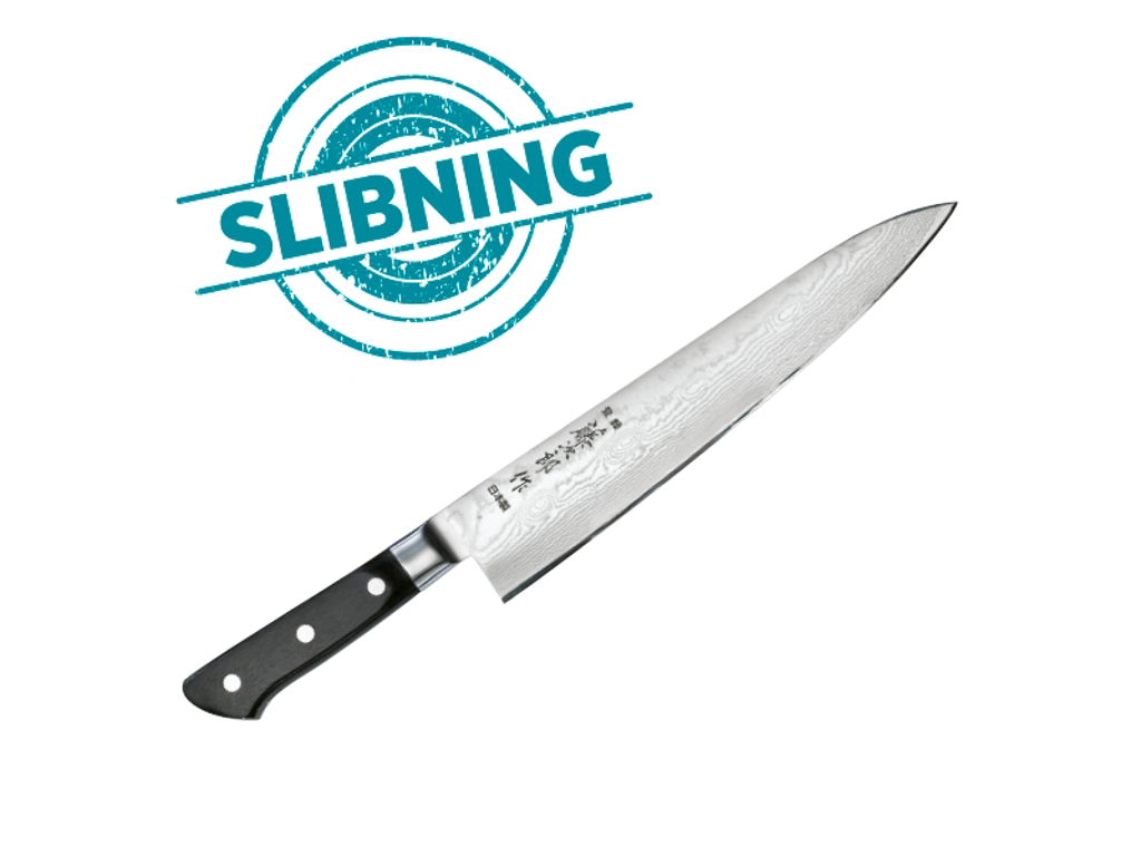 Handkniv slipad över 21cm.