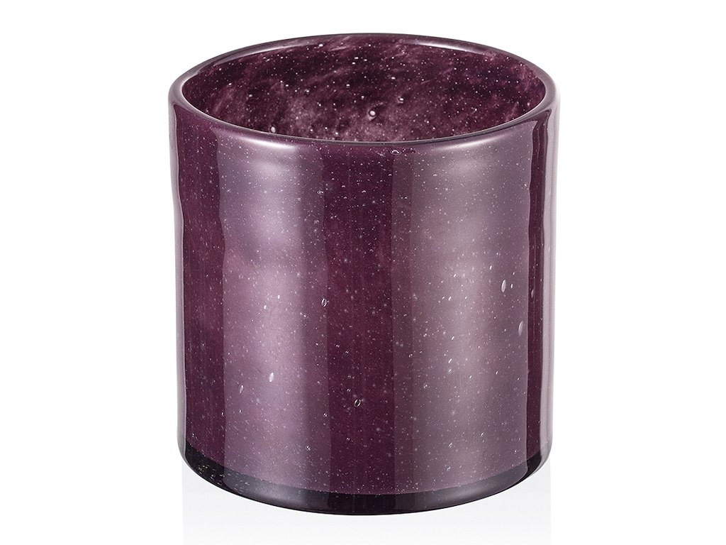 Ljusstake Ø10x10 cm Glas Galaxy Mauve