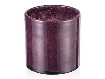 Ljusstake Ø10x10 cm Glas Galaxy Mauve