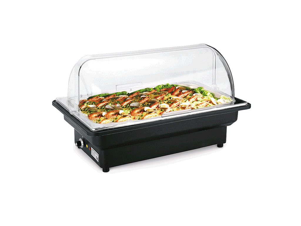 Chafing Dish GN 1/1 elektrisk med plastlock