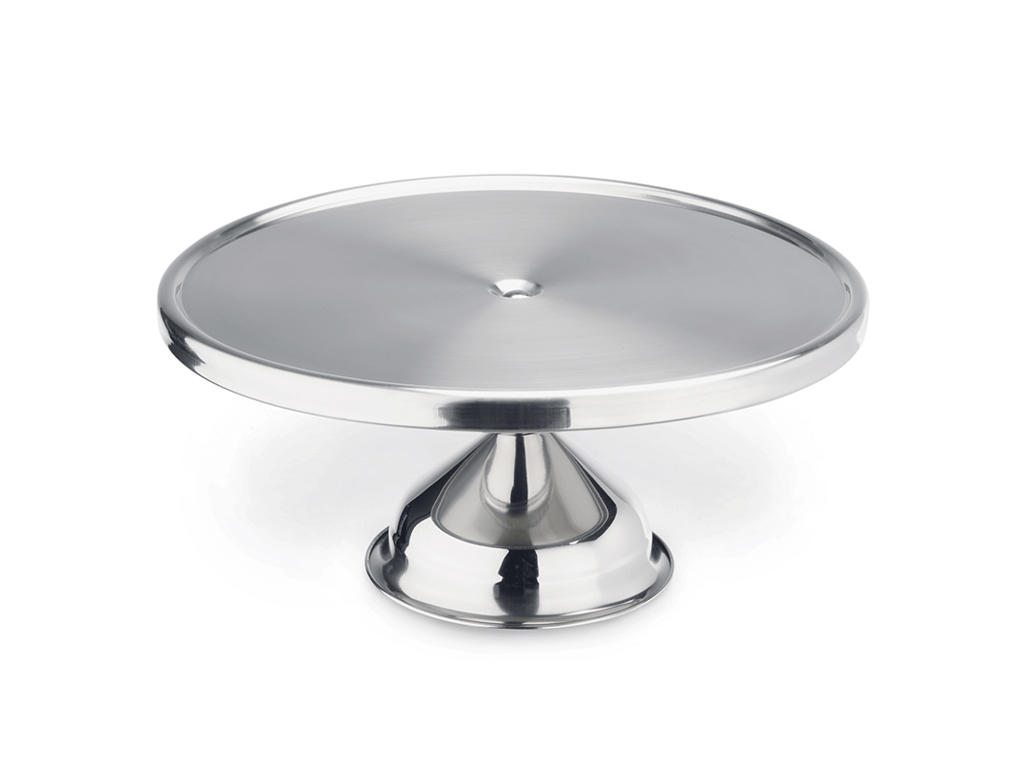Tårtfat med fot Crom ø30cm H 14,5 cm